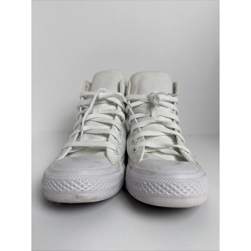 CONVERSE Chuck Taylor ALL STAR HIGH TOP MONOCHROME WHITE UNISEX (1U646F) M6/W8 - Picture 3 of 15